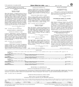 ISSN 1677-7069 - CAPES - Coordena&ccedil;&atilde;o de Aperfei&ccedil;oamento de