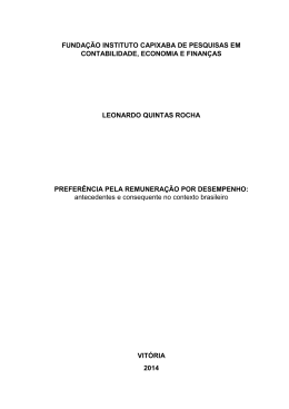 ROCHA, Leonardo Quintas. Prefer&ecirc;ncia pela remunera&ccedil;&atilde;o por
