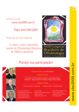 XXXV Congresso Brasileiro de Oftalmologia
