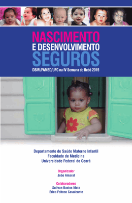 Departamento de Sa&uacute;de Materno Infantil Faculdade de