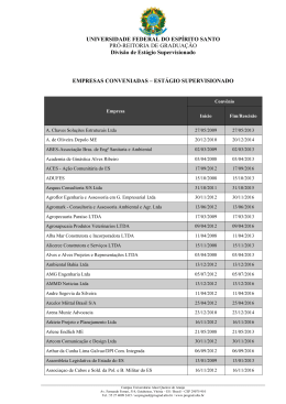 Empresas Conveniadas - Prograd