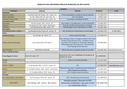 SINDICATO DOS SERVIDORES P&Uacute;BLICOS