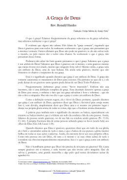 A Gra&ccedil;a de Deus