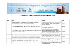 Resultado Final Resumo Expandido PIBID 2014 - uri