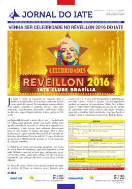 Venha ser celebridade no réVeillon 2016 do iate