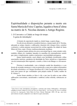Espiritualidade e disposi&ccedil;&otilde;es perante a morte em Santa Maria da
