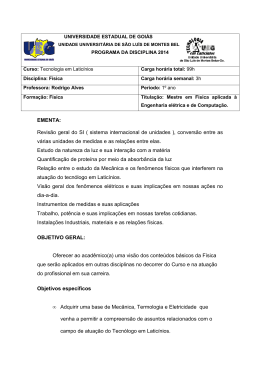Fisica-Rodrigo Alves - UEG