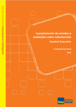 Sumário executivo