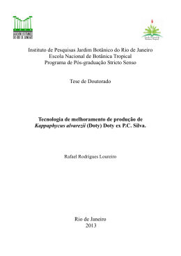 em Kappaphycus alvarezii - Instituto de Pesquisas Jardim Bot&acirc;nico