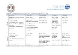 Programme Elective Studies AGO 2012