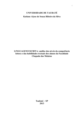 Katiane Alyne de Souza Ribeiro da Silva LINGUAGEM