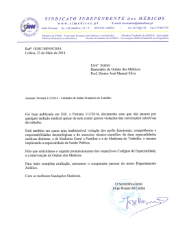 SINDICATO INDEPENDENTE dos MÉDICOS