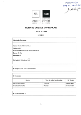 Direito Administrativo - Fundação Bissaya Barreto
