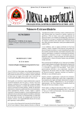 Decreto Lei N.&ordm; 5/ 2015