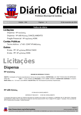 Licitações - Doem.org.br