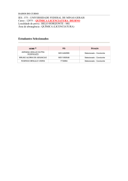 Estudantes Selecionados