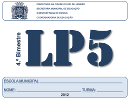 5&ordm; ano - BIO NA REDE