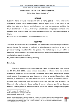 AS ESTRAT&Eacute;GIAS DE LEITURA SILVA, Joice Ribeiro Machado da.