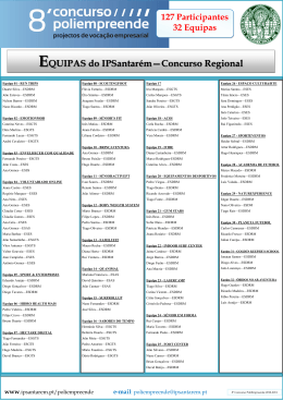 cartaz equipas