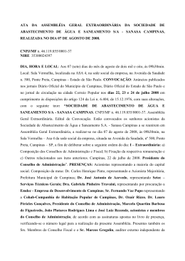 ata da assembl&eacute;ia geral extraordin&aacute;ria da sanasa