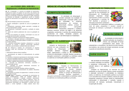 Folder Nutrição - Universidade Federal do Pará