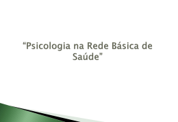 SIMP&Oacute;SIO DE SA&Uacute;DE COLETIVA DO CENTRO SUL