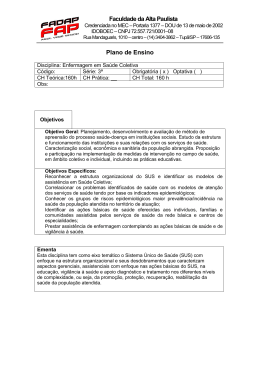 4 &ndash; saude coletiva