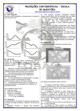 ESCALA - 50 QUESTÕES.