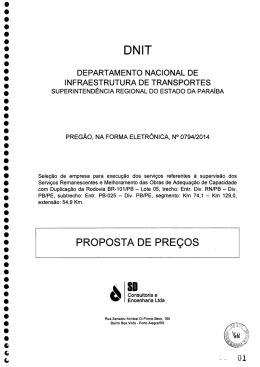 Proposta de Pre&ccedil;os - SD Consultoria
