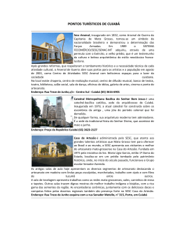 Acesse as informações sobre os pontos turísticos de Cuiabá
