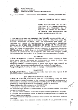 PODER JUDICI&Aacute;RIO - Tribunal Regional do Trabalho da 4&ordf; Regi&atilde;o