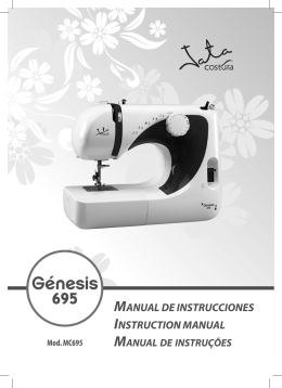 Manual máquina de costura MC695