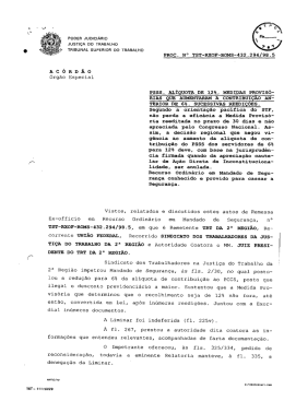 AC&Oacute;RD&Atilde;O - Tribunal Regional do Trabalho da 2&ordf; Regi&atilde;o SP