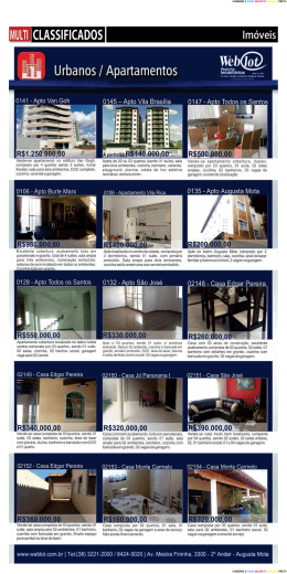 Casas - Gazeta Norte Mineira