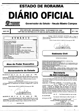 Imprensa Oficial do Estado de Roraima