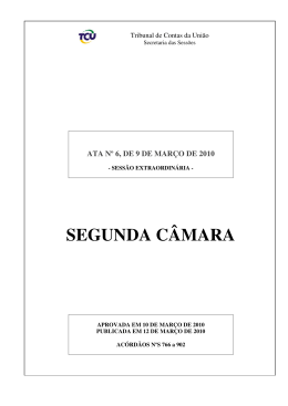 ATA-TCU - Tribunal de Contas da União