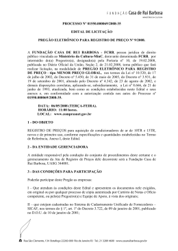 ADVOCACIA-GERAL DA UNIO - Funda&ccedil;&atilde;o Casa de Rui Barbosa