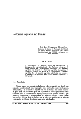 Reforma agrária no Brasil