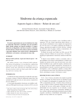 S&iacute;ndrome da crian&ccedil;a espancada