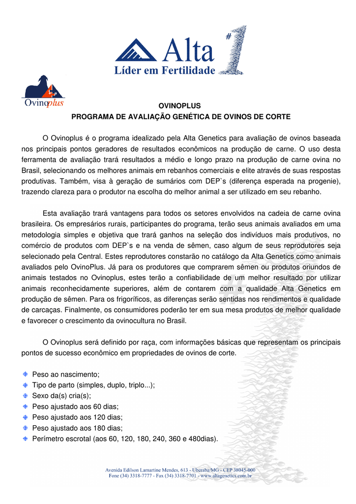 Programa de peso de corte