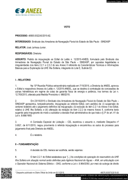Voto Diretor Relator