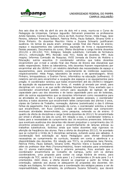 6 de abril - Cursos da Unipampa
