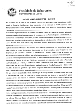 Acta 22 Julho 2009
