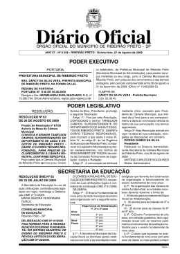 Diário Oficial - Ribeirão Preto Online