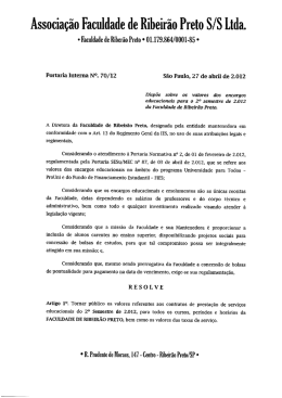 Associação Faculdade de Ribeirão Preto S/ S Ltda.