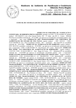 Sindicato da Ind&uacute;stria de Panifica&ccedil;&atilde;o e Confeitaria Ribeir&atilde;o Preto