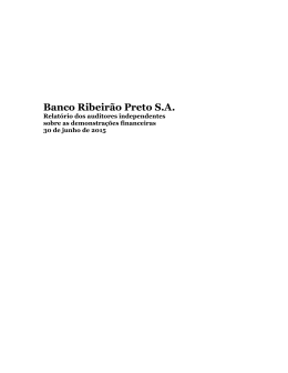 276KB - Banco Ribeir&atilde;o Preto