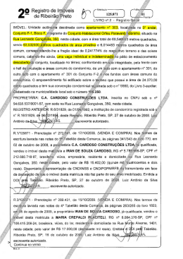 0 Registro de lm `veis