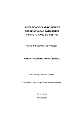 Rodrigo da Silva Guedes - AVM Faculdade Integrada