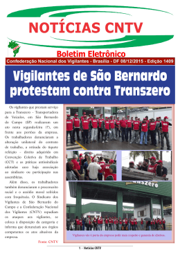 Vigilantes de São Bernardo protestam contra Transzero